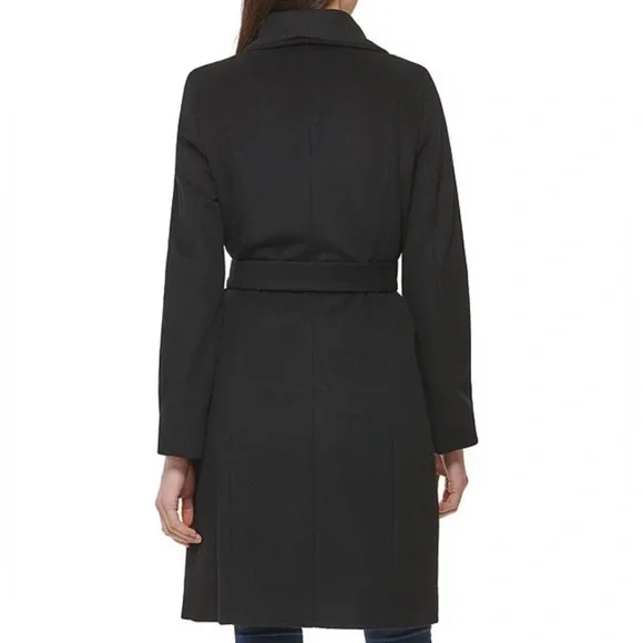 Cole Haan Women’s Wool Wrap Coat - Picture 13 of 13